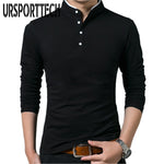 Brand New Men Polo Shirt Mens Long Sleeve Solid Polo Shirts Camisa Polos Masculina Popular Casual Cotton Plus Size M-4XL Tops